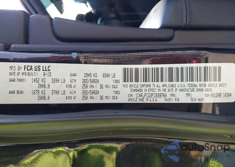 2015 Jeep Grand Cherokee High Altitude из США, поврежденный, VIN 1C4RJFCG3FC939764